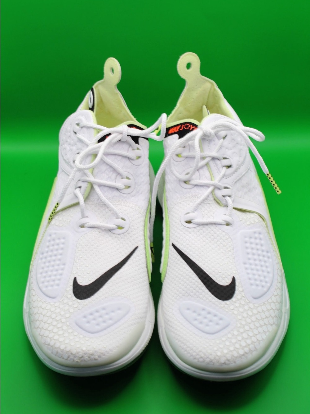 Men’s Nike Joyride Barely Volt White & Black Sneakers w/Lime Accents, Size 10.5